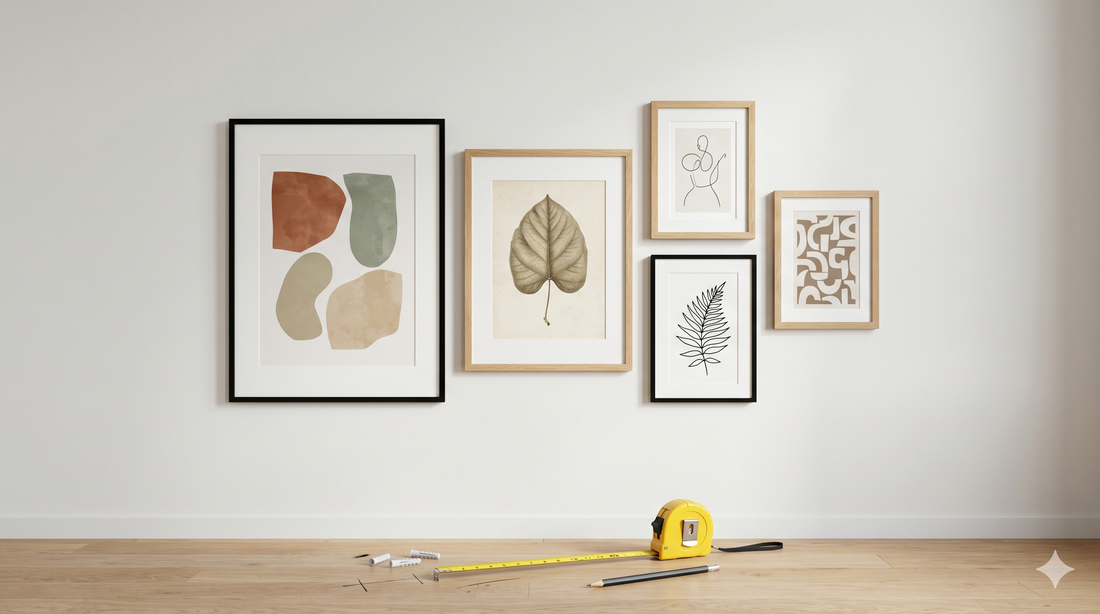 adım adım gallery wall hazırlama rehberi salon duvar dekorasyonu çerçeveli tablo