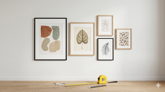 adım adım gallery wall hazırlama rehberi salon duvar dekorasyonu çerçeveli tablo