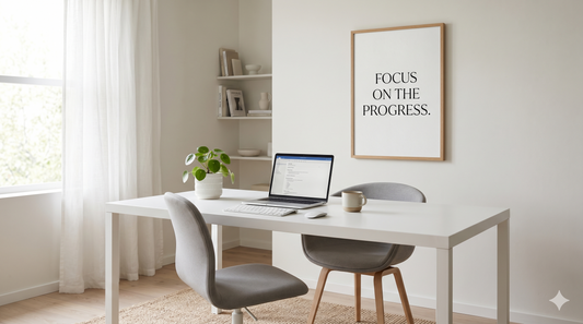 modern ofis çalışma alanı dekorasyon verimliliği artıran sanat tablo