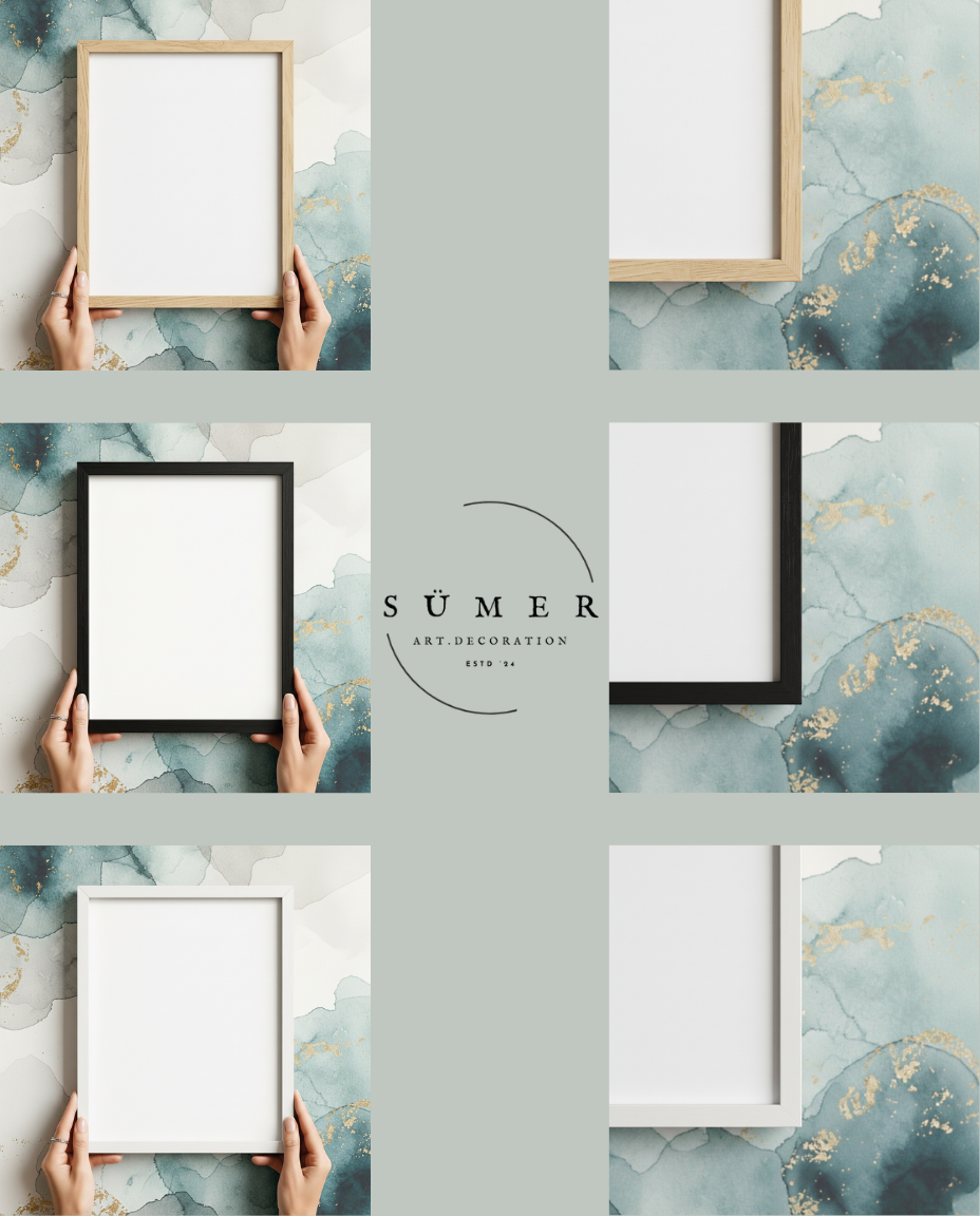 "Soul Mate" Kişiselleştirilmiş İsimli Minimalist Çizgi Sanat Tablosu