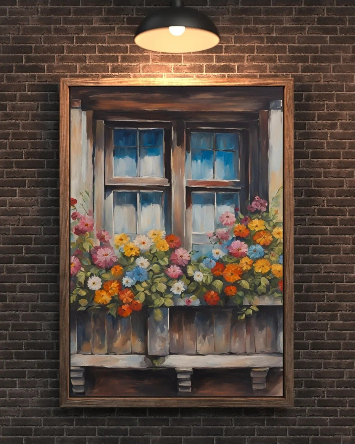 Modern salon dekorasyonu için Pencereden Bakan Kız 2'li tablo seti kullanım örneği