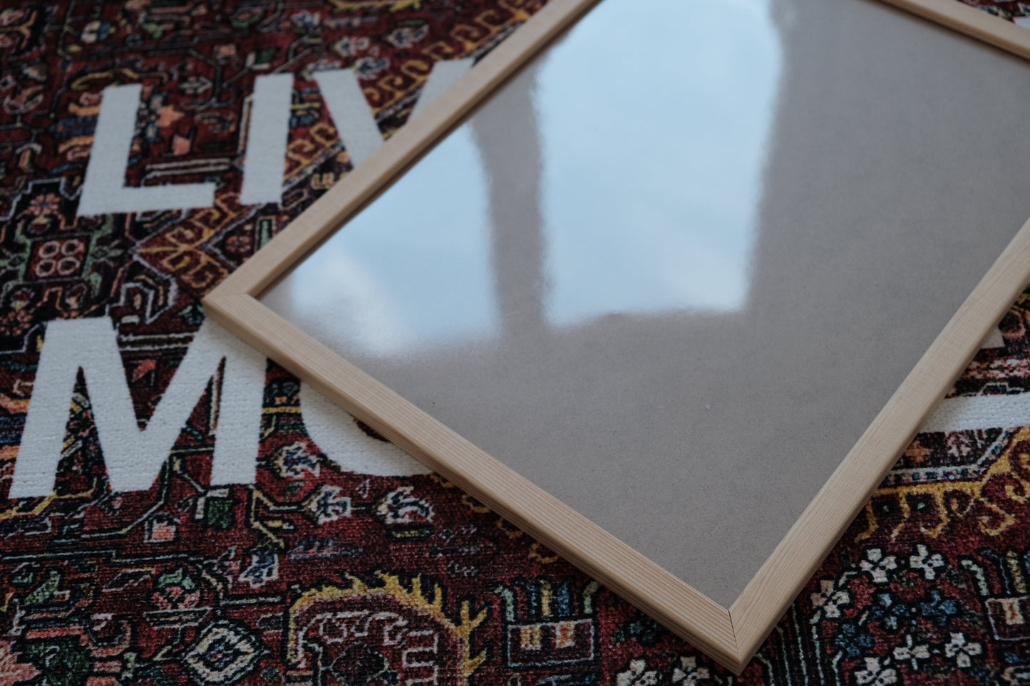 Sümer Art Modern Ahşap / Siyah / Beyaz Çerçeve – Minimalist İnce Tasarım (4 Farklı Boyut Seçeneği)