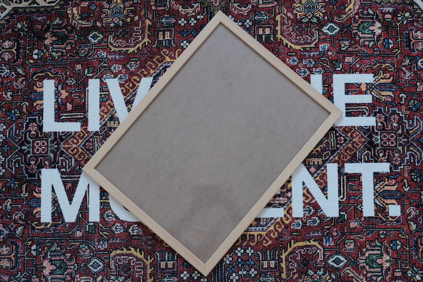 Sümer Art Modern Ahşap / Siyah / Beyaz Çerçeve – Minimalist İnce Tasarım (4 Farklı Boyut Seçeneği)