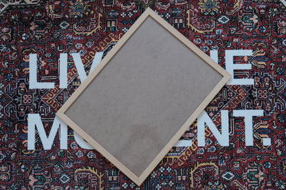 Sümer Art Modern Ahşap / Siyah / Beyaz Çerçeve – Minimalist İnce Tasarım (4 Farklı Boyut Seçeneği)