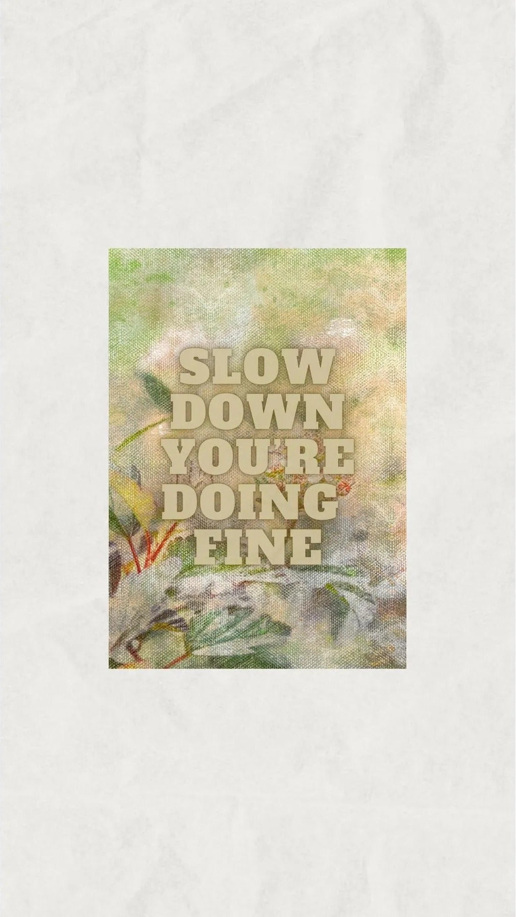 Modern çalışma odası veya salon dekorasyonu için şefkat içerikli çerçeveli poster kullanım örneği