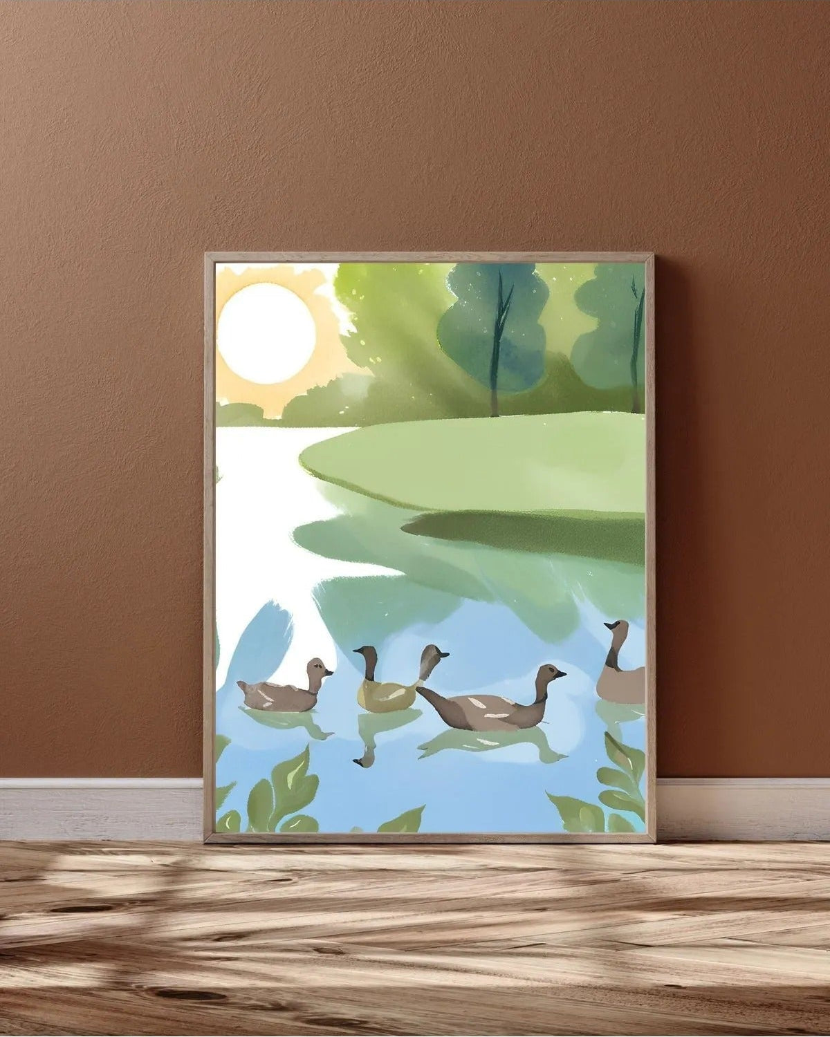 Art "Miniklerin Dünyası" serisi için sunulan kaliteli siyah beyaz ve ahşap çerçeve seçenekleri