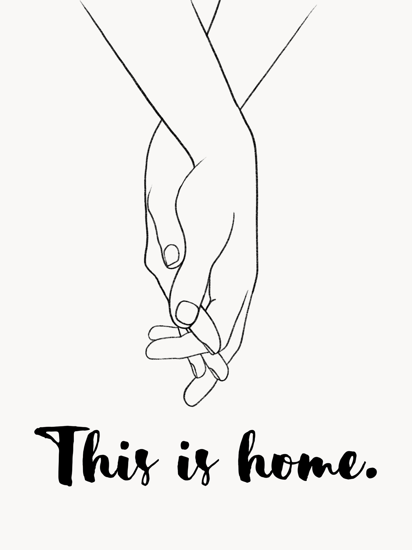 "This is Home" tablosu için sunulan ahşap, siyah ve beyaz çerçeve renklerinin yan yana karşılaştırmalı görünümü.